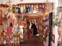 Prague shop selling marionettes