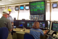 Control room at Argyle diamond extraction plant
