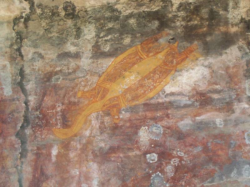 dcp_1307.jpg - Paintings at Ubirr, Kakadu NP